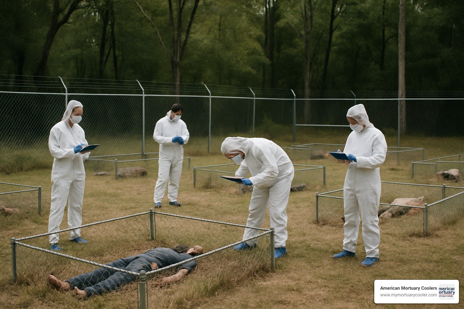 Body Farms 101: The Curious Case of Decomposing Science - American Mortuary Coolers & Equipments Body Farms 101: The Curious Case of Decomposing Science - American Mortuary Coolers & Equipments